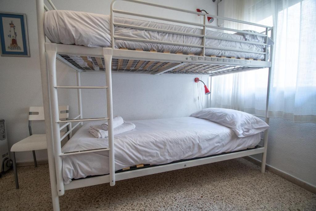 Postel nebo postele na pokoji v ubytování Apartamento La Bajamar