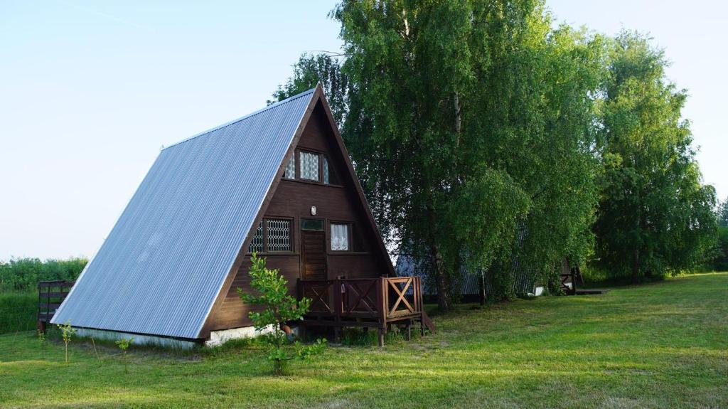 Zahrada ubytování Sunrise Camp Łazy