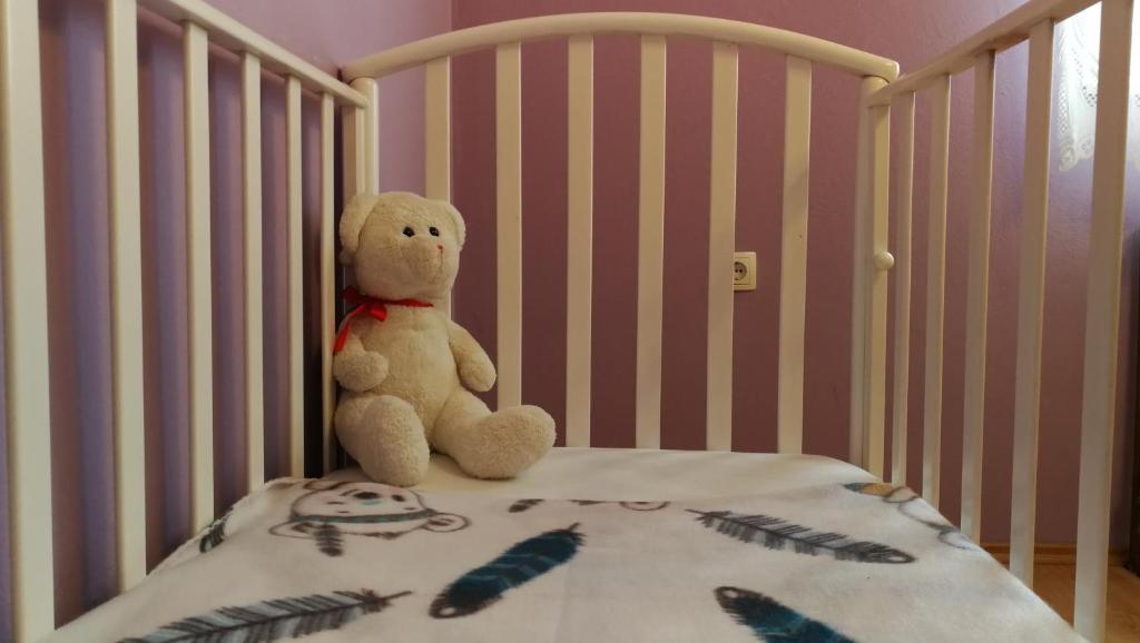 Postel nebo postele na pokoji v ubytování Barbara