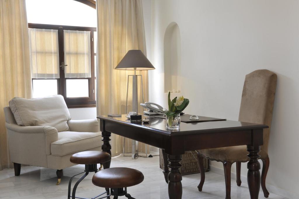 Posezení v ubytování Aella Residence