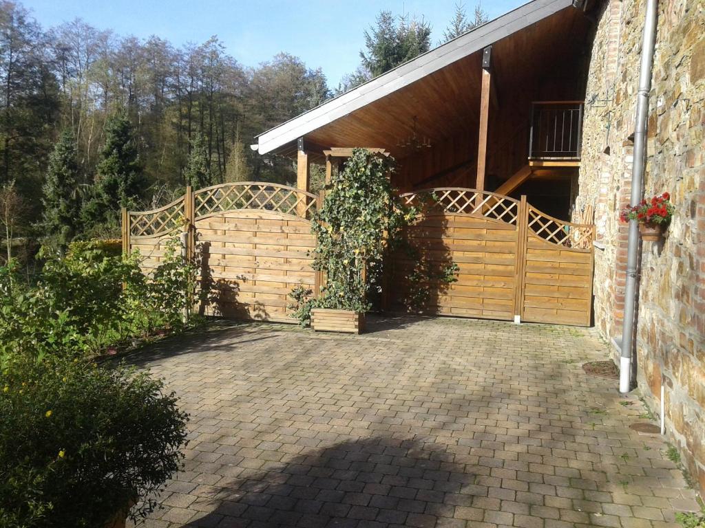 Zahrada ubytování Au Coin des Fagnes