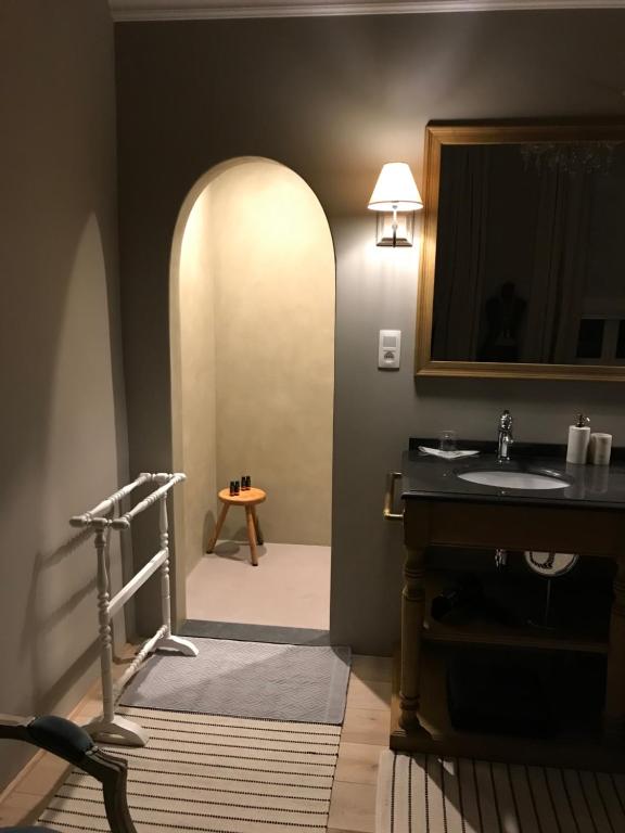 Koupelna v ubytování B&B Le flaneur