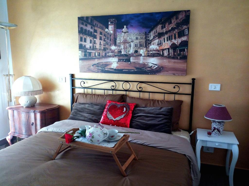 Postel nebo postele na pokoji v ubytování Le Giare House