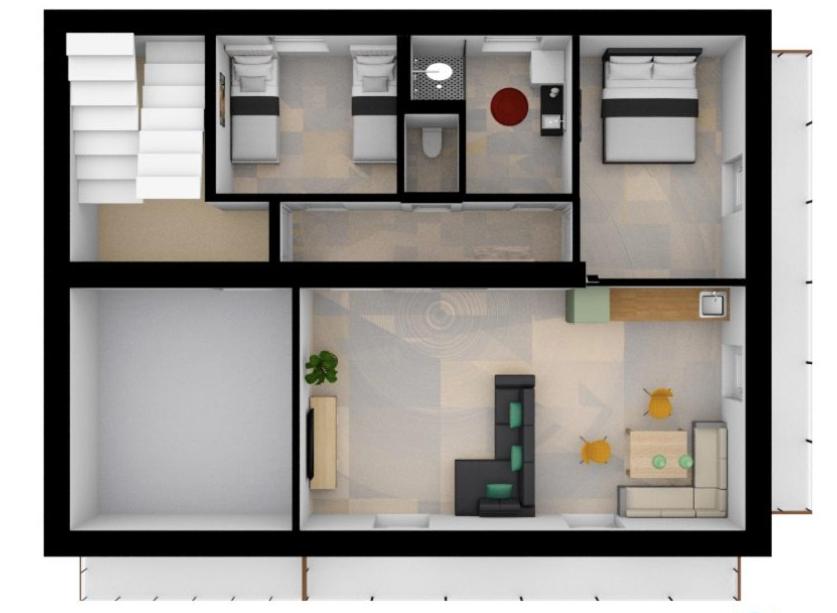 Plán poschodí v ubytovaní Haus Peter