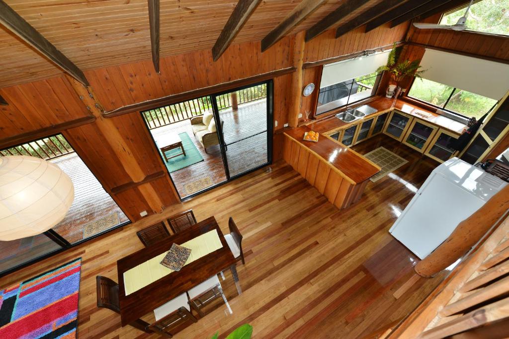 Posezení v ubytování Tea Tree Cottage