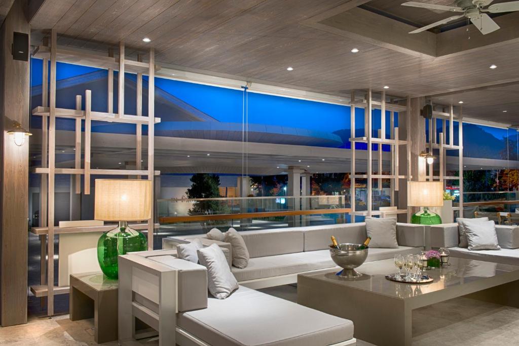 Posezení v ubytování D-Resort Gocek