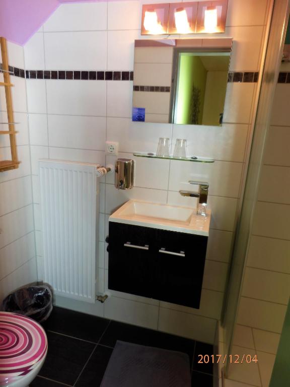Koupelna v ubytování Hotel Leonhardihof