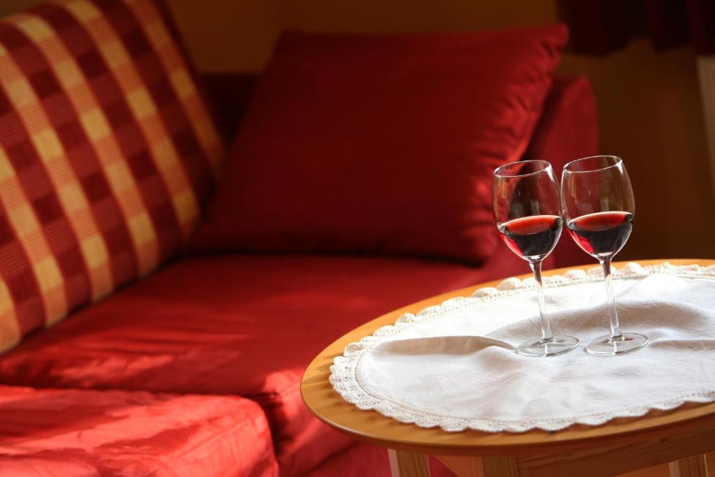 Posezení v ubytování Weinhof am Nussbaum