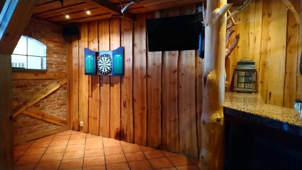 TV a/nebo společenská místnost v ubytování Hotell Wettern