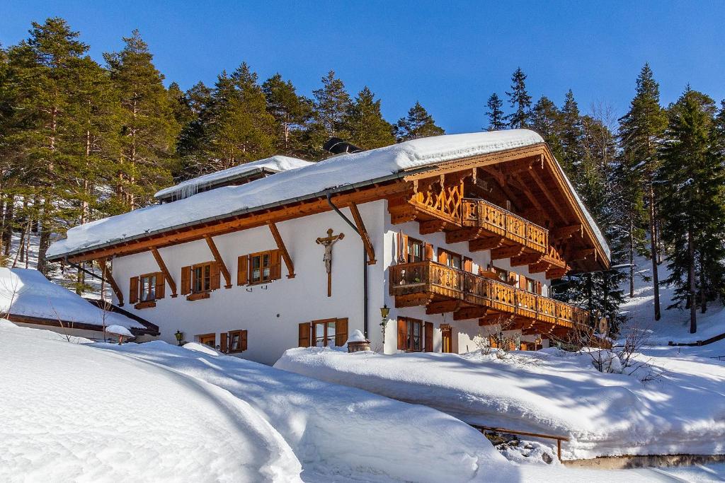 Gästehaus Arnspitzblick durante l'inverno