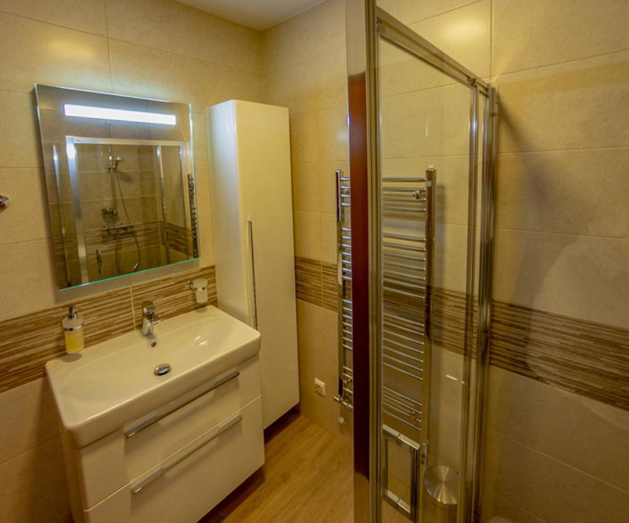 A bathroom at Apartmány Tatry