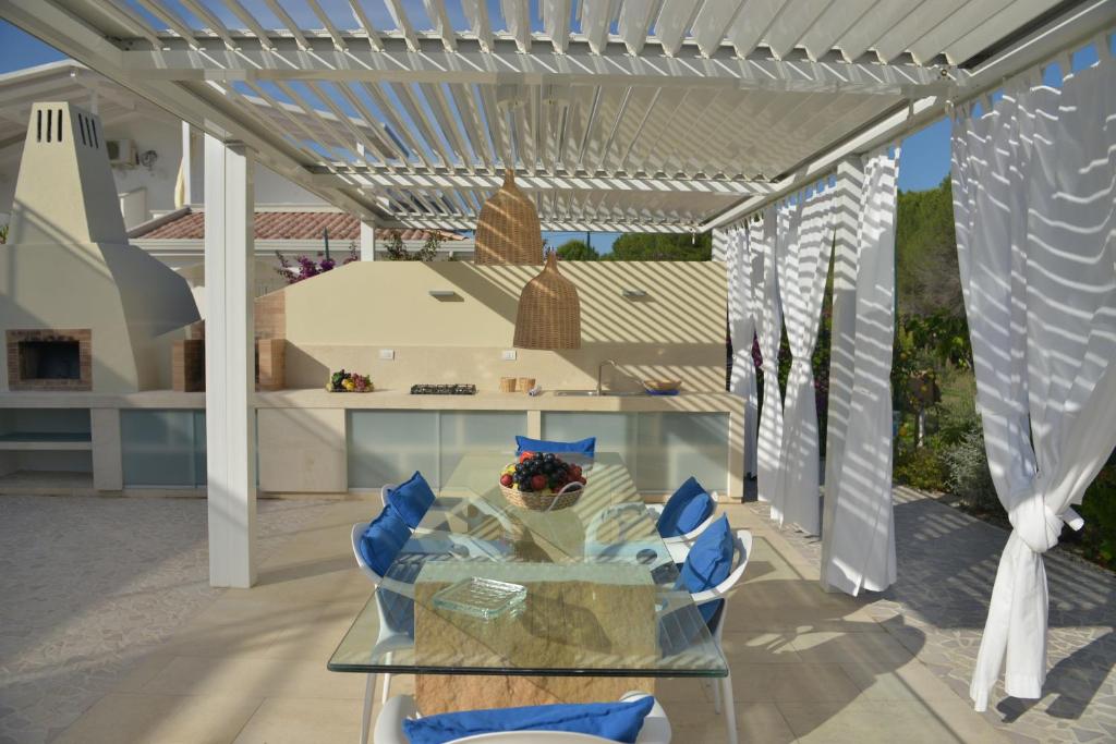 Patio nebo venkovní prostory v ubytování Appartamenti Giglio di Mare