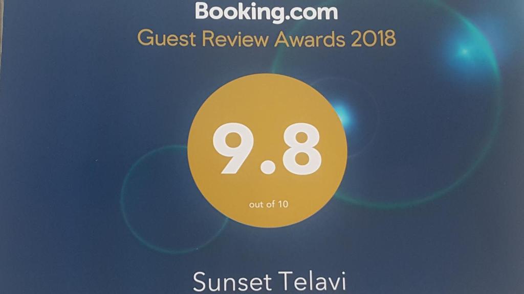 Certifikát, hodnocení, plakát nebo jiný dokument vystavený v ubytování Sunset Telavi