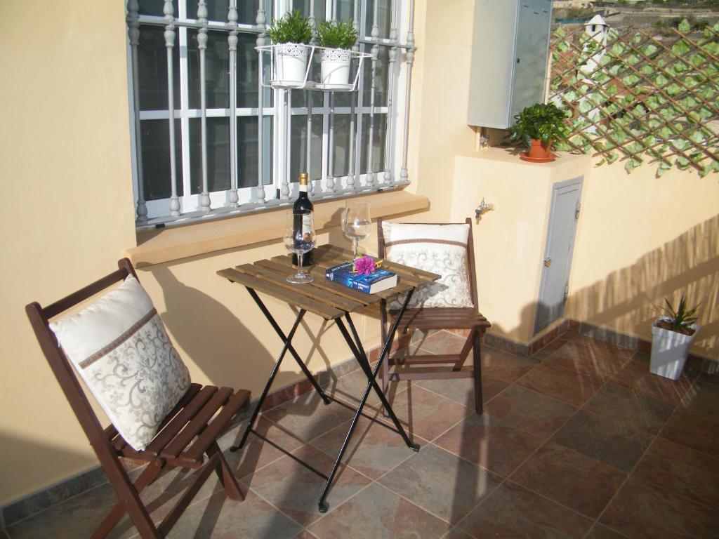 A balcony or terrace at Casa Rural San Francisco