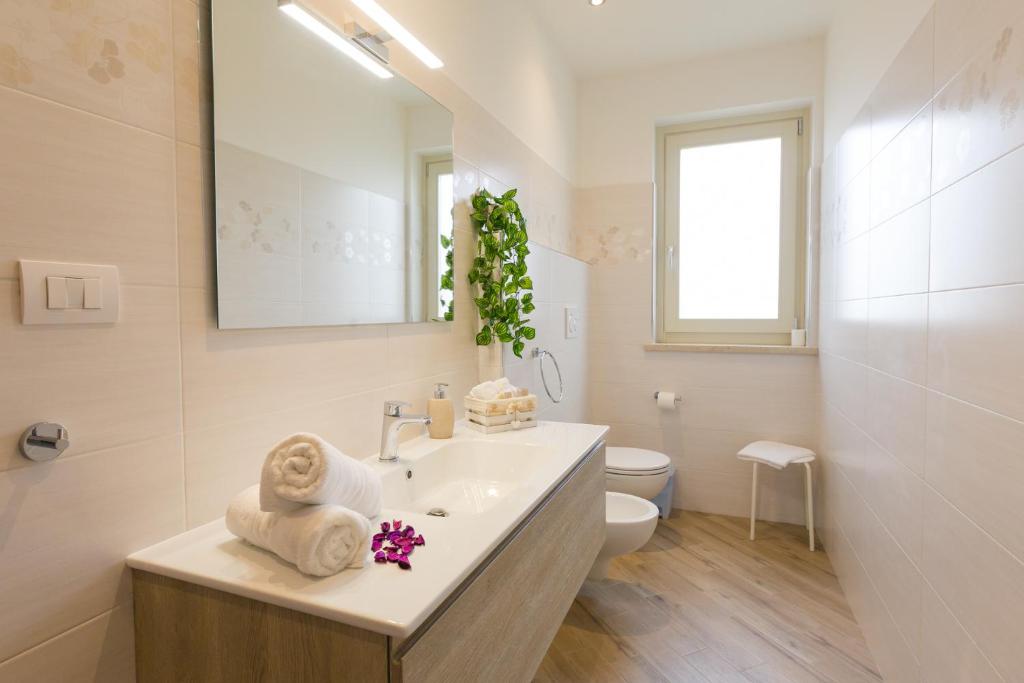 Koupelna v ubytování B&B Toma'
