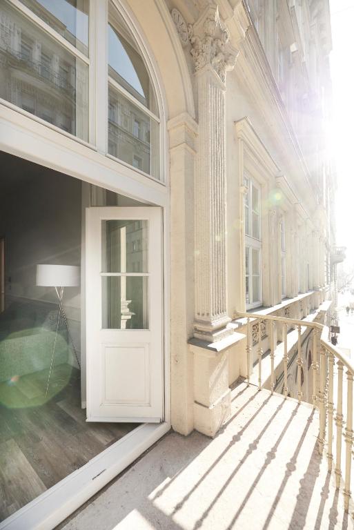 Balkón alebo terasa v ubytovaní Boutique Residence Budapest