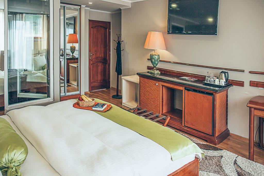 Postel nebo postele na pokoji v ubytování Hotel Super 8