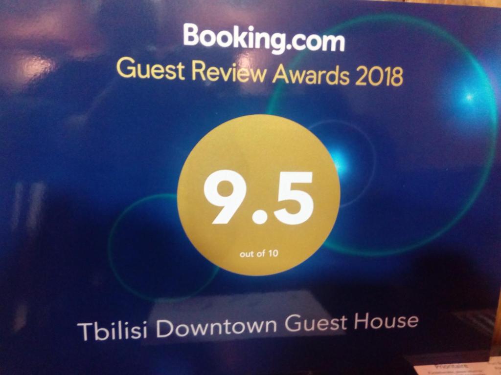 Certifikát, hodnocení, plakát nebo jiný dokument vystavený v ubytování Tbilisi Downtown Guest House