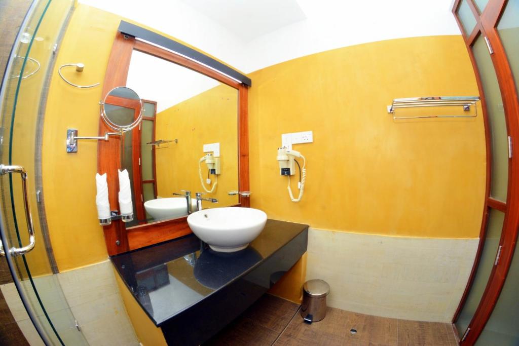 Koupelna v ubytování Beach Corridor Hotel & Spa with Free Airport shuttle