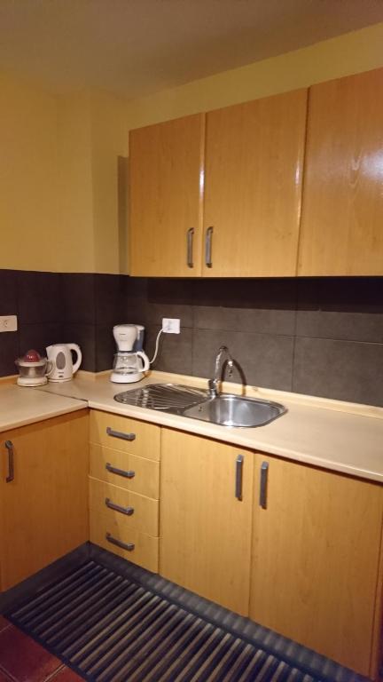 A kitchen or kitchenette at Frodo Haus