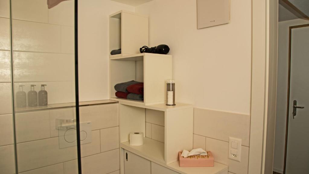 Koupelna v ubytování Conny's B&B