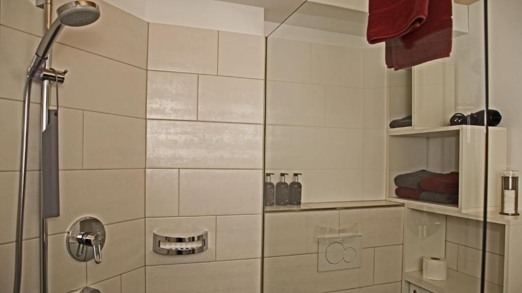 Koupelna v ubytování Conny's B&B