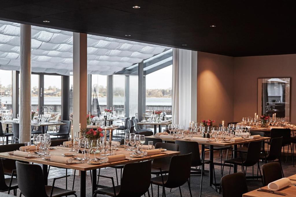 Restaurace v ubytování Comwell Kongebrogaarden
