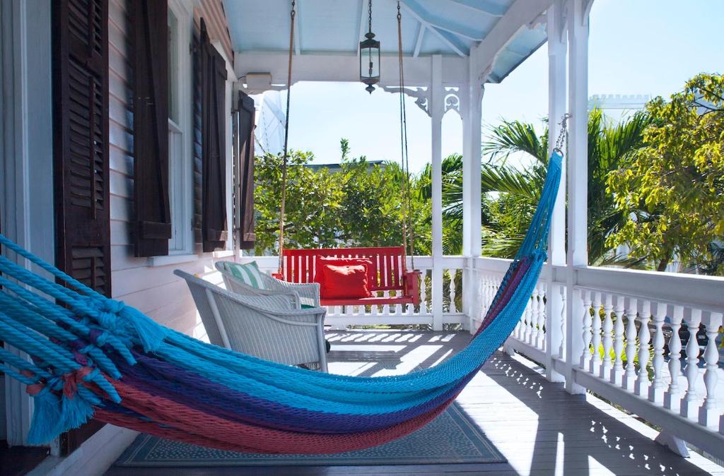 Balkón nebo terasa v ubytování Key West Bed and Breakfast