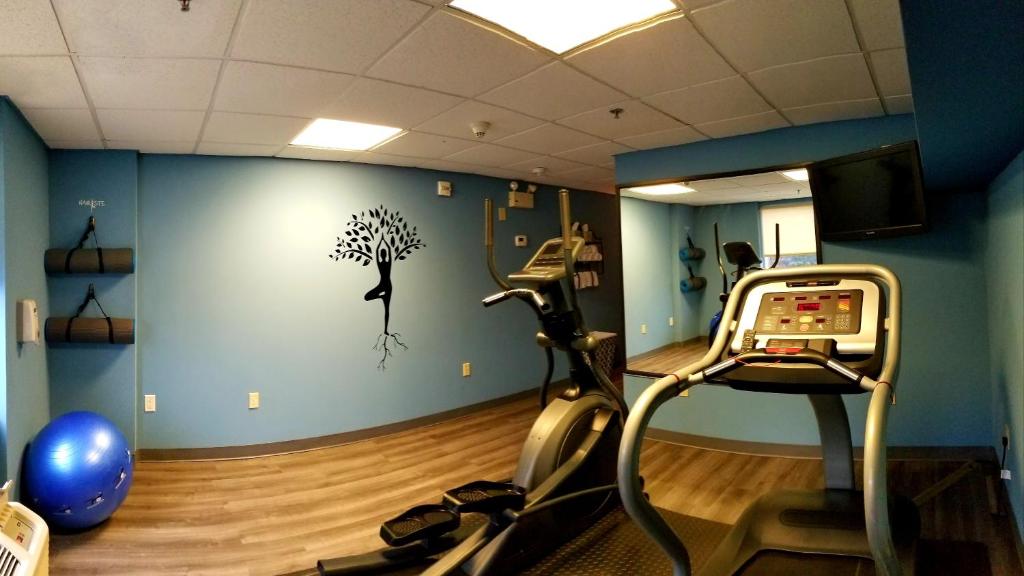 Fitness centrum a/nebo fitness zařízení v ubytování Beach Boutique Hotel