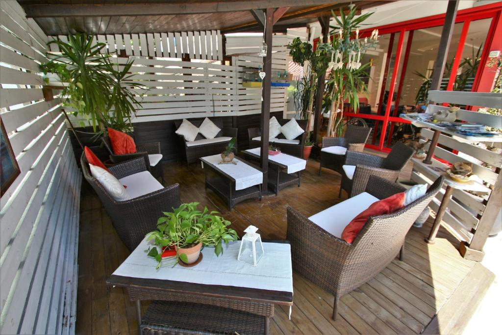 Posezení v ubytování Hotel De Amicis