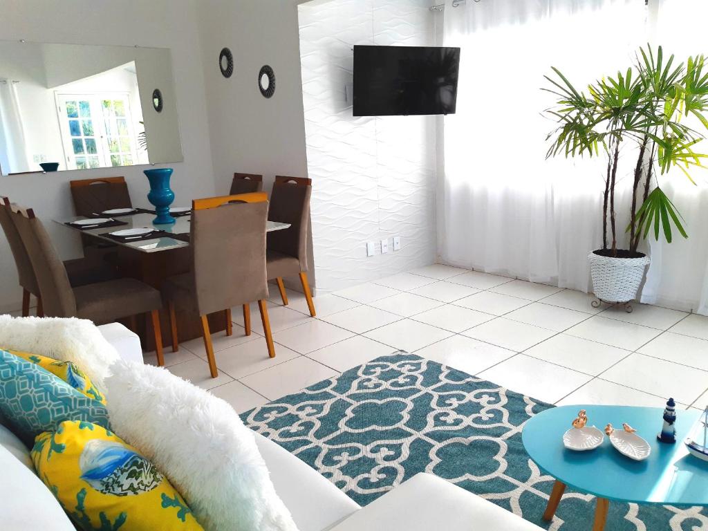  Espetacular Casa 3 SUÍTES cozinha varanda vista a passos da praia
