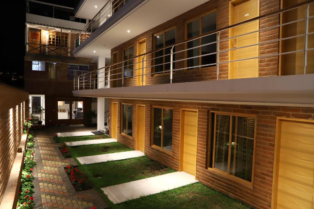 Zahrada ubytování Hotel El Geranio