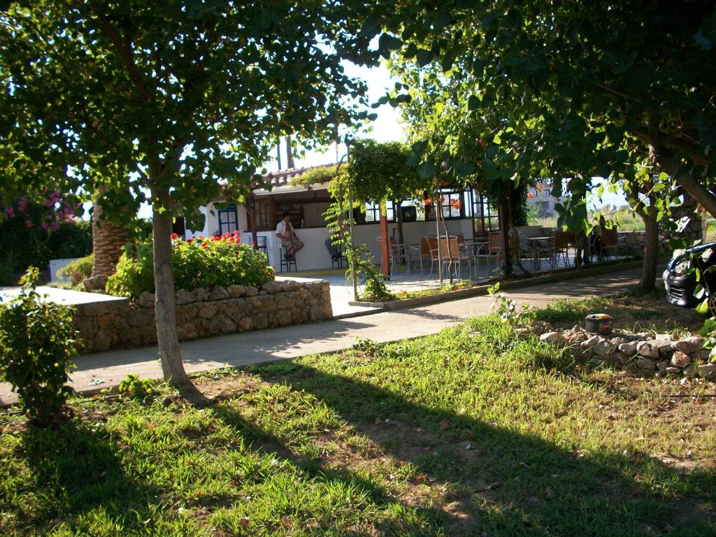 Vonkajšia záhrada v ubytovaní San Antonio Apartments