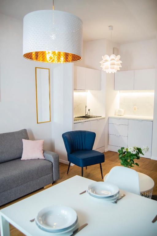 Posedenie v ubytovaní Apartamenty Rakowicka WAWELOFTS