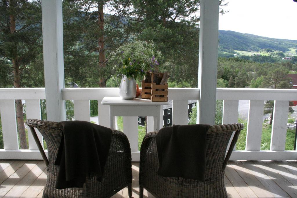 Nespecifikovaný výhled na hory nebo výhled na hory při pohledu z bed and breakfast