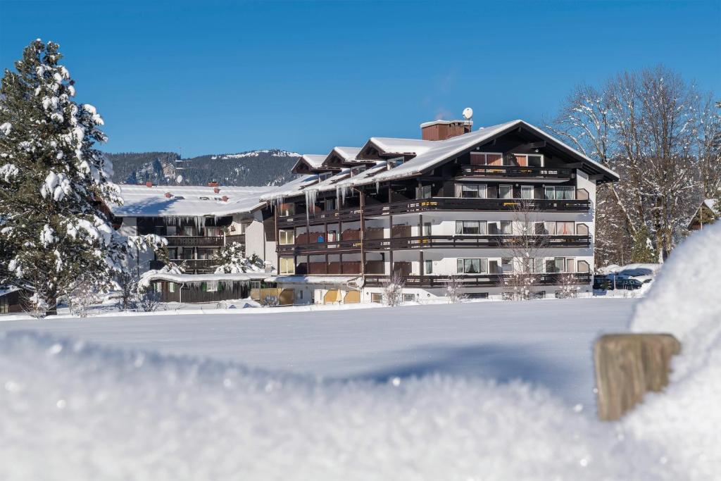Hotel garni Kappeler-Haus v zimě