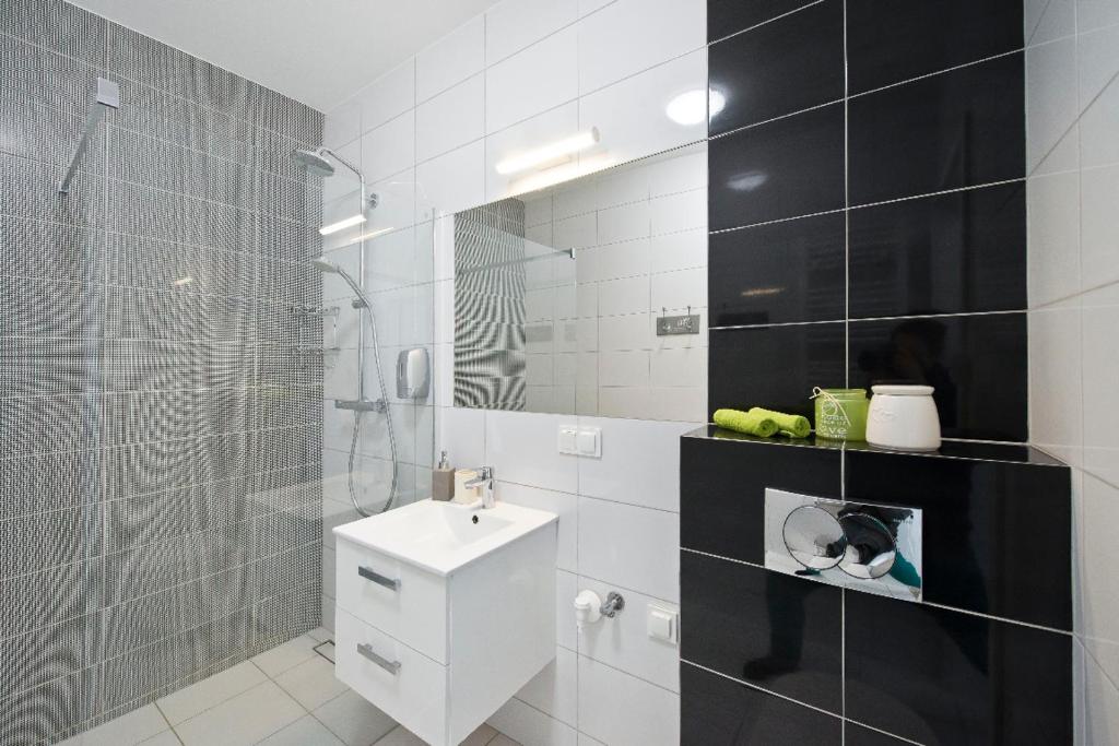 Kúpeľňa v ubytovaní Nova Motlava Old Town Apartment