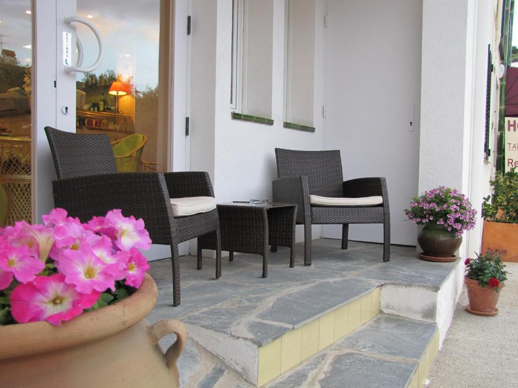 Posezení v ubytování Hotel Nou Estrelles