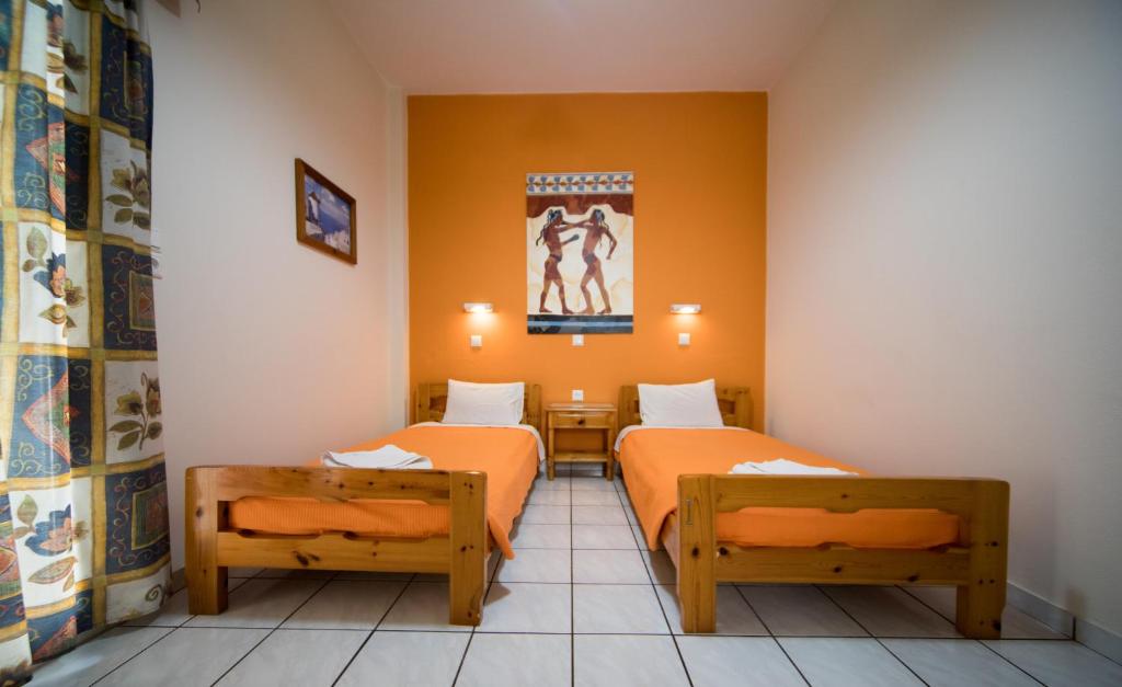 A bed or beds in a room at Villa Stella