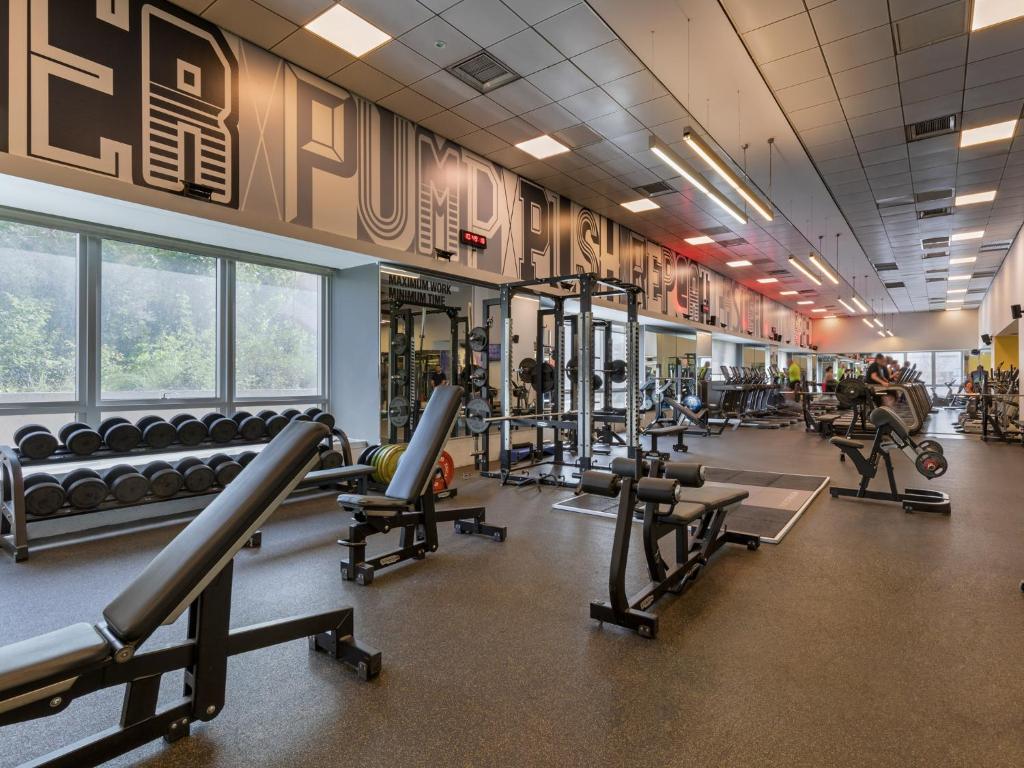 Fitness centrum a/nebo fitness zařízení v ubytování Vital - Urban boutique hotel TLV