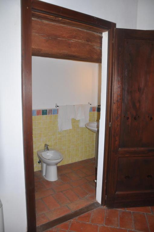 Koupelna v ubytování B&B Alsoci-La Tasca