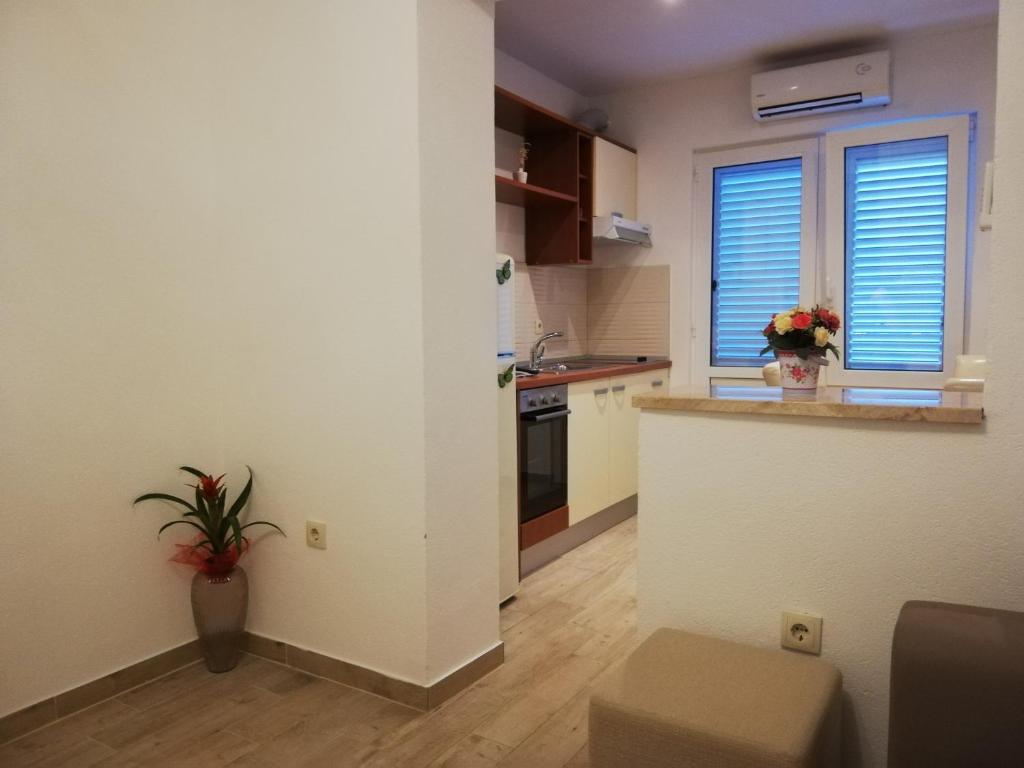 Kuchyňa alebo kuchynka v ubytovaní Apartmani Dina