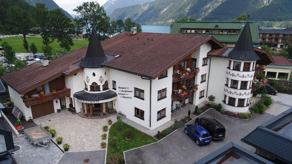 Výhľad na hory alebo výhľad na hory priamo z apartmánu