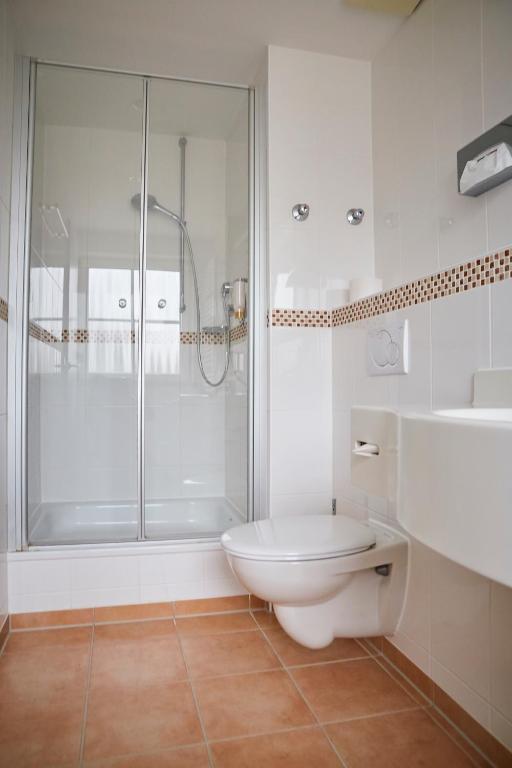 Koupelna v ubytování Bed&Breakfast Erber