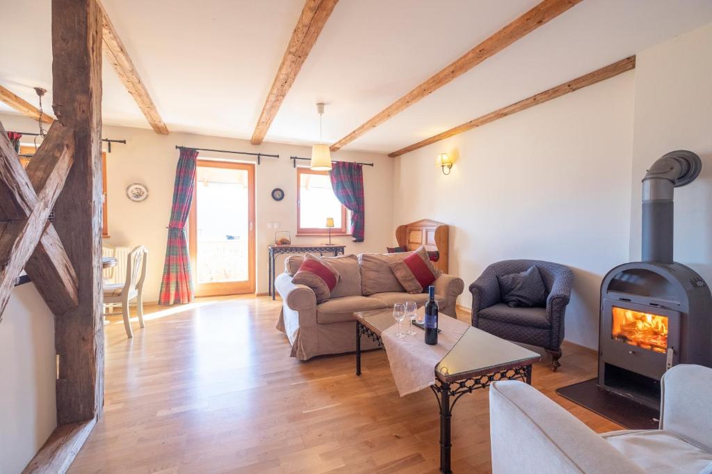 Posezení v ubytování Holiday Home Katričnek