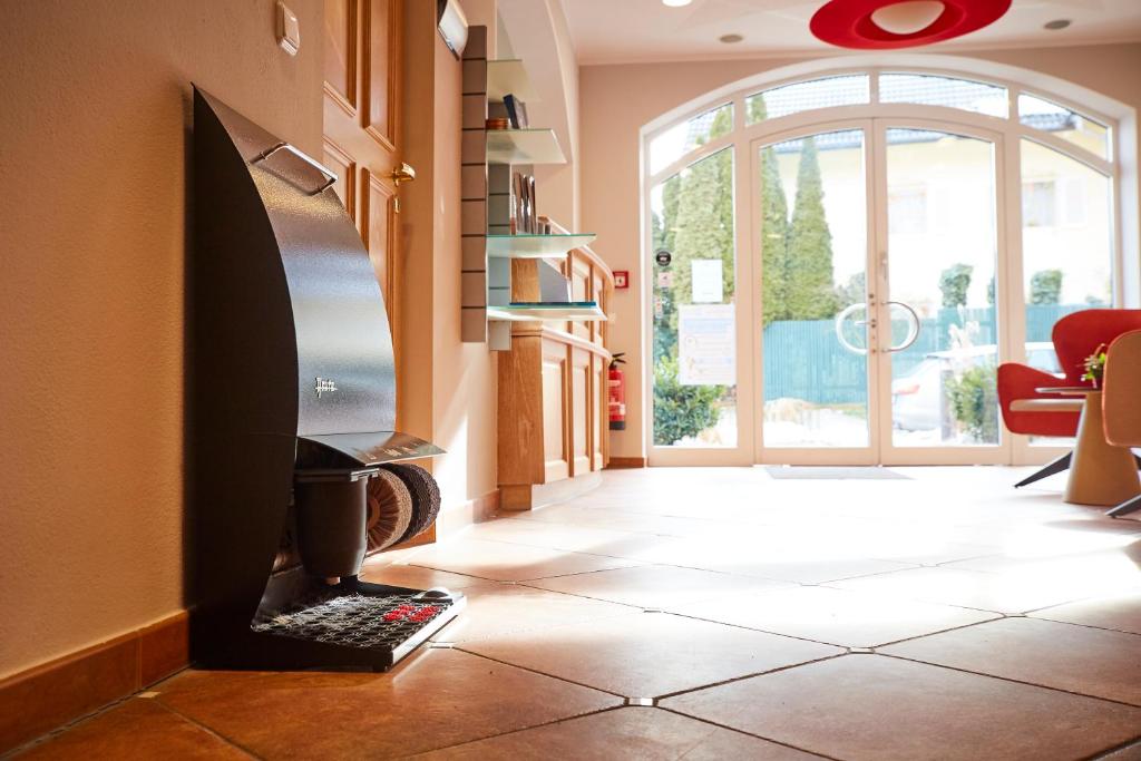 TV a/nebo společenská místnost v ubytování Bed&Breakfast Erber