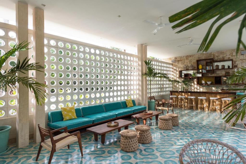 Posezení v ubytování Hotel Tiki Tiki Tulum