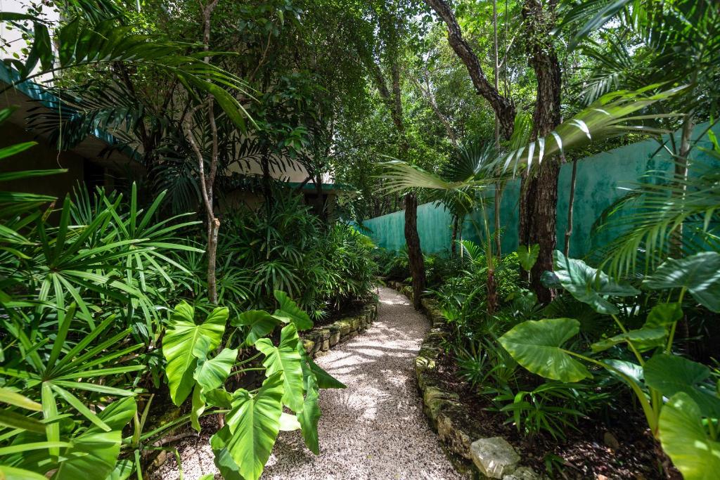Zahrada ubytování Hotel Tiki Tiki Tulum