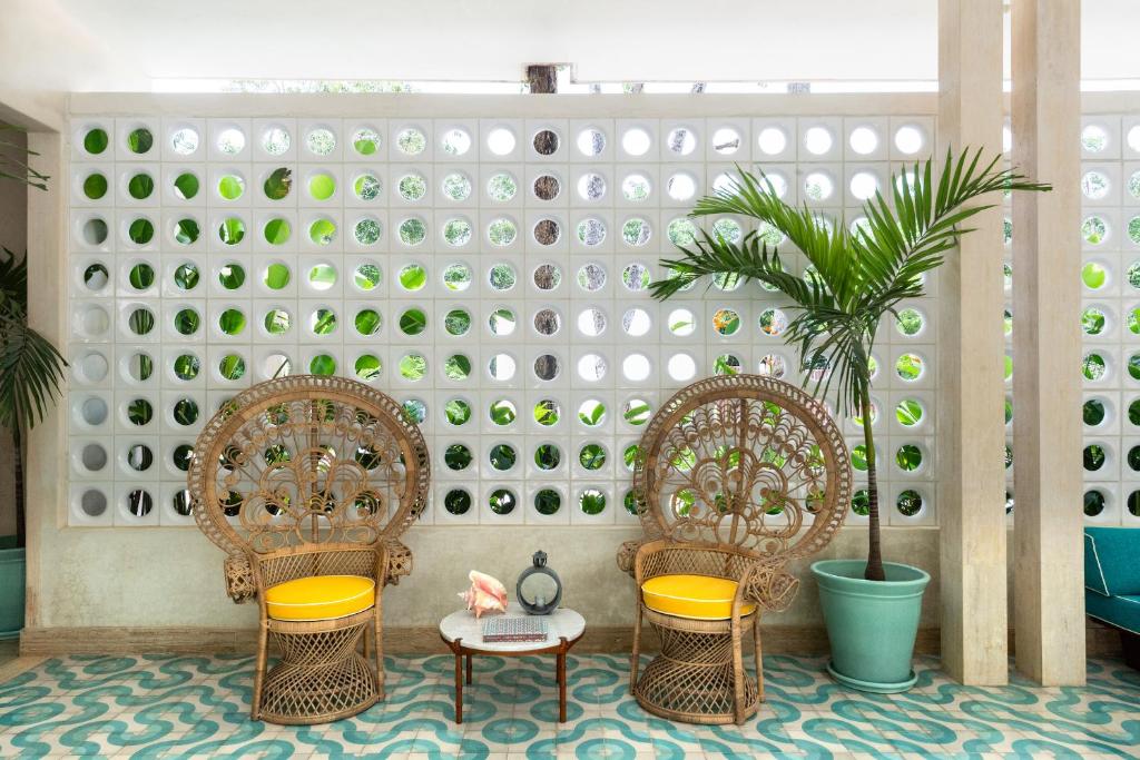 Posezení v ubytování Hotel Tiki Tiki Tulum