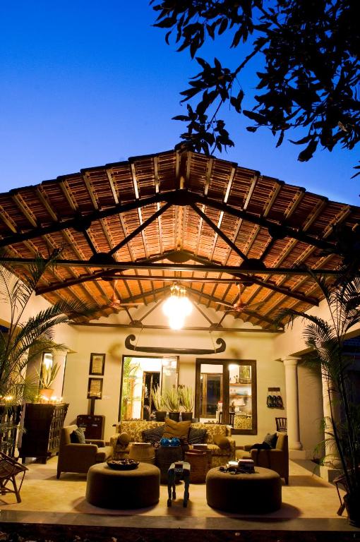 Patio nebo venkovní prostory v ubytování Baghvan Pench National Park - A Taj Safari Lodge